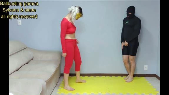 408 Sylvana stomped in balls in red cloths 2024 [FullHD] (MPEG-4/855 MB)