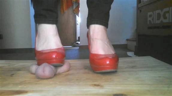 Jewels Foot Fantasy Gems in Video - Crushing His Cock and Balls in Red Pumps 2024 [FullHD] (MPEG-4/127 MB)