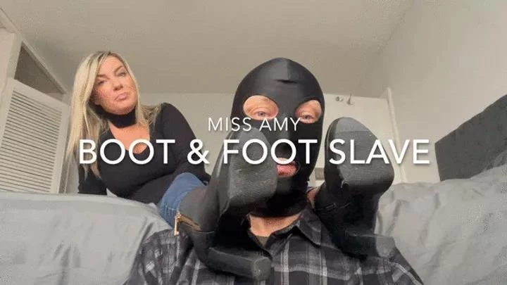 Miss Amy in Video - Soles Feet - Boot Foot Slave 2024 [FullHD] (MPEG-4/1.01 GB)